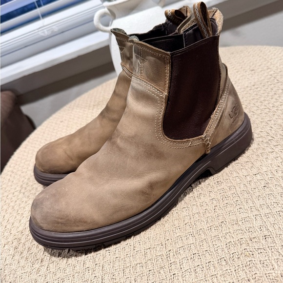 UGG Men’s Size 10.5 M Biltmore Chelsea Waterproof Slip On Boots Stout 1103789 main image 4